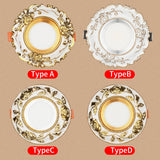 LED European Downlight Indoor 220V Spot Three Colors Dimming 5W Recessed in LED Ceiling Downlight Light Cold Warm White Lamp