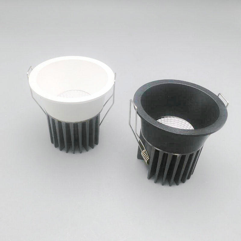 Dimmable LED Downlights COB 12pcs 10w LED Recessed Ceiling Lamp Warm Cool White LED Spot Light Free Shipping