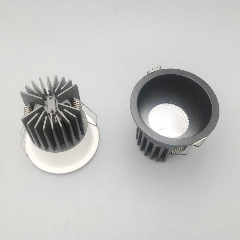 Dimmable LED Downlights COB 12pcs 10w LED Recessed Ceiling Lamp Warm Cool White LED Spot Light Free Shipping