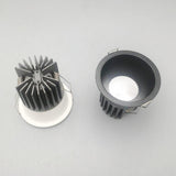 Dimmable LED Downlights COB 12pcs 10w LED Recessed Ceiling Lamp Warm Cool White LED Spot Light Free Shipping