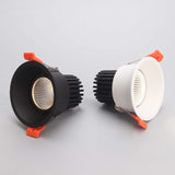 Dimmable Round Anti-Glare Led Downlight COB Ceiling SpotLight 7W 12w 15w AC85-265V Recessed Indoor Lighting Quality Assurance