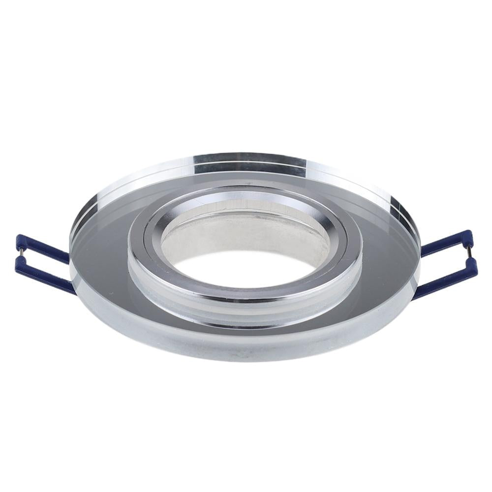 Crystal Glass Gu10 Led Spot Light Fitting MR16 Round Recessed Ceiling LED Downlight Housing Fixture