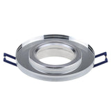 Crystal Glass Gu10 Led Spot Light Fitting MR16 Round Recessed Ceiling LED Downlight Housing Fixture