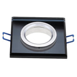 Crystal Glass Gu10 Led Spot Light Fitting MR16 Round Recessed Ceiling LED Downlight Housing Fixture