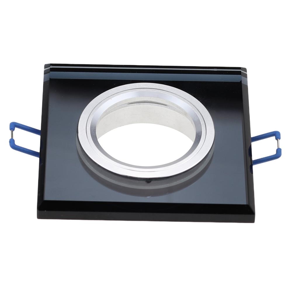 Crystal Glass Gu10 Led Spot Light Fitting MR16 Round Recessed Ceiling LED Downlight Housing Fixture