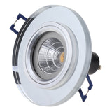 Crystal Glass Gu10 Led Spot Light Fitting MR16 Round Recessed Ceiling LED Downlight Housing Fixture