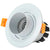 Adjustable focal length 7w 12w dimmable COB LED Downlights black and white LED Ceiling Lamps Spot Light LED Downlights