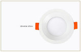 LED Downlight 6W 10W 15W 25W Recessed Round LED Ceiling Lamp AC85-265V Indoor Lighting Warm White Cold White