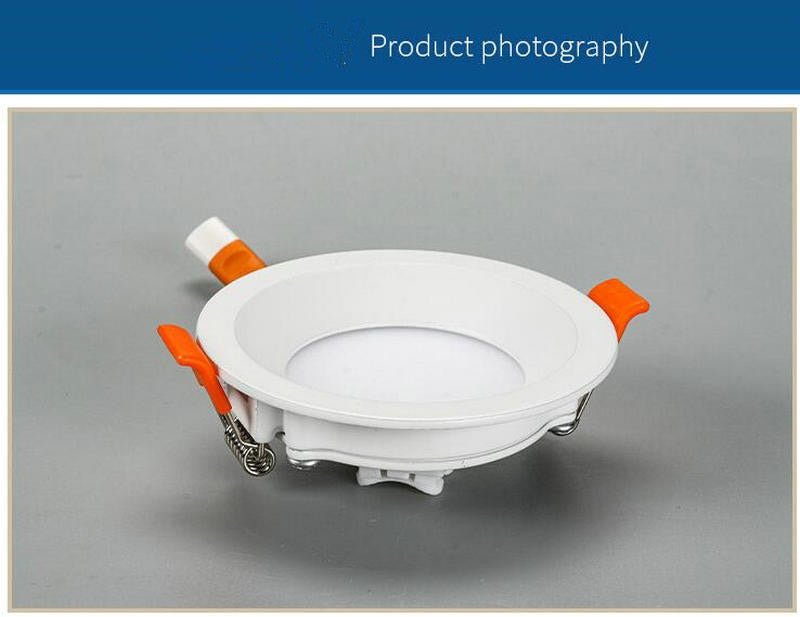 LED Downlight 6W 10W 15W 25W Recessed Round LED Ceiling Lamp AC85-265V Indoor Lighting Warm White Cold White