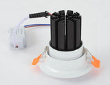 Adjustable focal length 7w 12w dimmable COB LED Downlights black and white LED Ceiling Lamps Spot Light LED Downlights