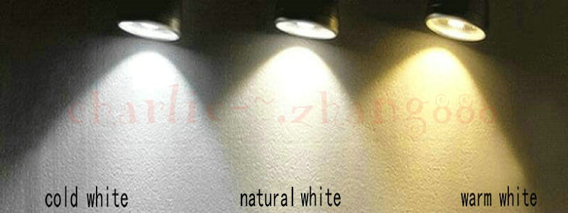 Adjustable focal length 7w 12w dimmable COB LED Downlights black and white LED Ceiling Lamps Spot Light LED Downlights