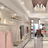 Adjustable focal length 7w 12w dimmable COB LED Downlights black and white LED Ceiling Lamps Spot Light LED Downlights