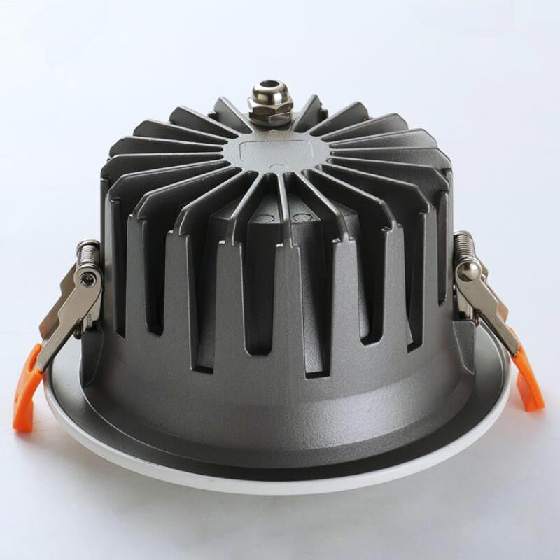 LED ceiling LED spot light lamp dimmable 110V ,240V,30W LED downlight white black Including drive