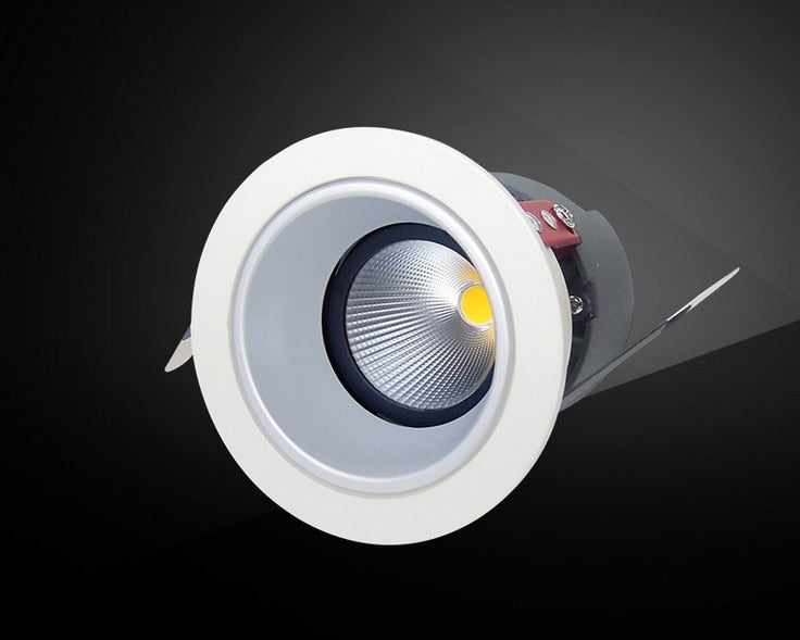 NEW 10W LED COB Recessed Downlight Ceiling Lamp Anti-glare Spot Light Bulb Pure/Warm White