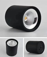 Surface Mounted High Quality Aluminum 10W LED Black White Body Ceiling LED Downlight 85-265V 10W For Shop Home Improvement