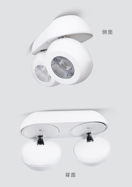 360 degree rotation 15W 30W LED Downlight dimmable spotlight AC110V 220V Lighting surface mounted LED Down Lights Indoor Light