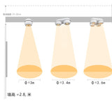 360 degree rotation 15W 30W LED Downlight dimmable spotlight AC110V 220V Lighting surface mounted LED Down Lights Indoor Light