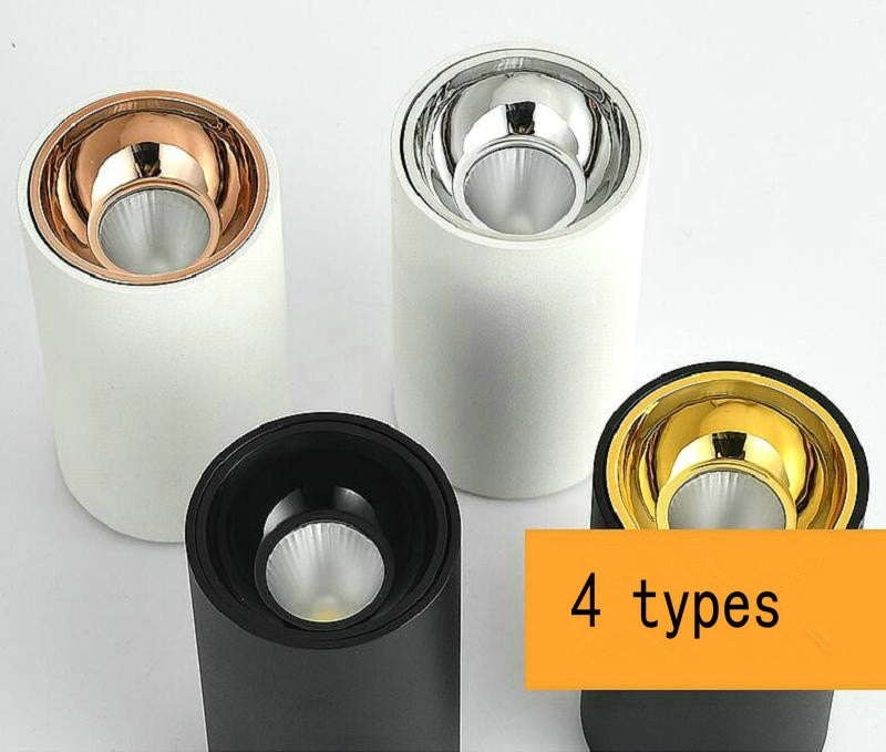 Surface Mounted LED Downlight COB 7W 10W 15W Household &amp;amp; Commercial COB Downlight