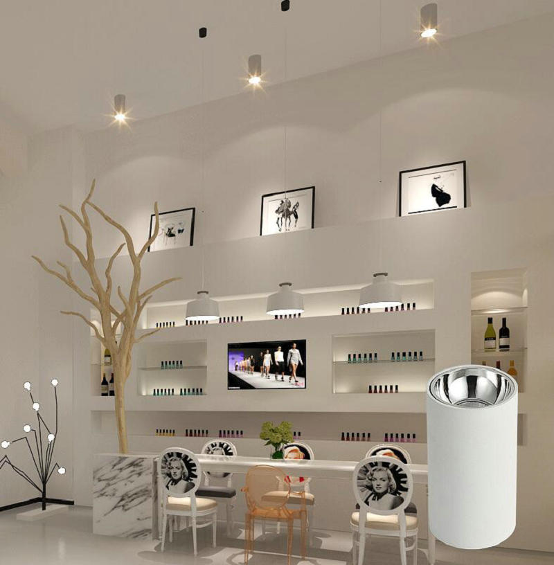 Surface Mounted LED Downlight COB 7W 10W 15W Household &amp;amp; Commercial COB Downlight