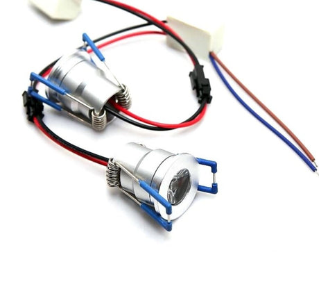 30 x Mini 3W LED Downlights Dimmable AC110V/220V Warm White Cool White LED Recessed Ceiling Lamps