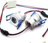 30 x Mini 3W LED Downlights Dimmable AC110V/220V Warm White Cool White LED Recessed Ceiling Lamps