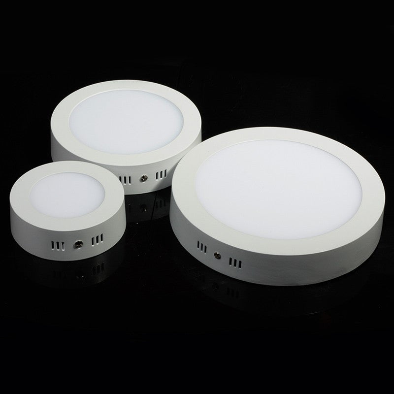 Surface Mounted 9W 15W 25W AC85-265V LED Round Panel 2835 led Downlight lighting Warm white/Cold White lamps for indoor Lighting