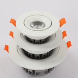 Dimmable 10W 15W 20W 25W COB LED downlight Cold White /Warm White LED Recessed Cabinet Ceiling lamps AC85V-265V