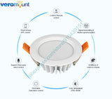 MiBoxer FUT063 6W RGB+CCT LED Downlight AC110V 220V Ceiling Spotlight 2.4G RF Wireless WiFi APP Alexa Google Voice Control