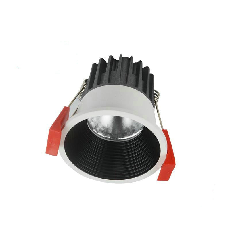 Dimmable LED downlight light COB Ceiling Spot Light 7w AC85V-265V ceiling recessed Lights Indoor Lighting white round body