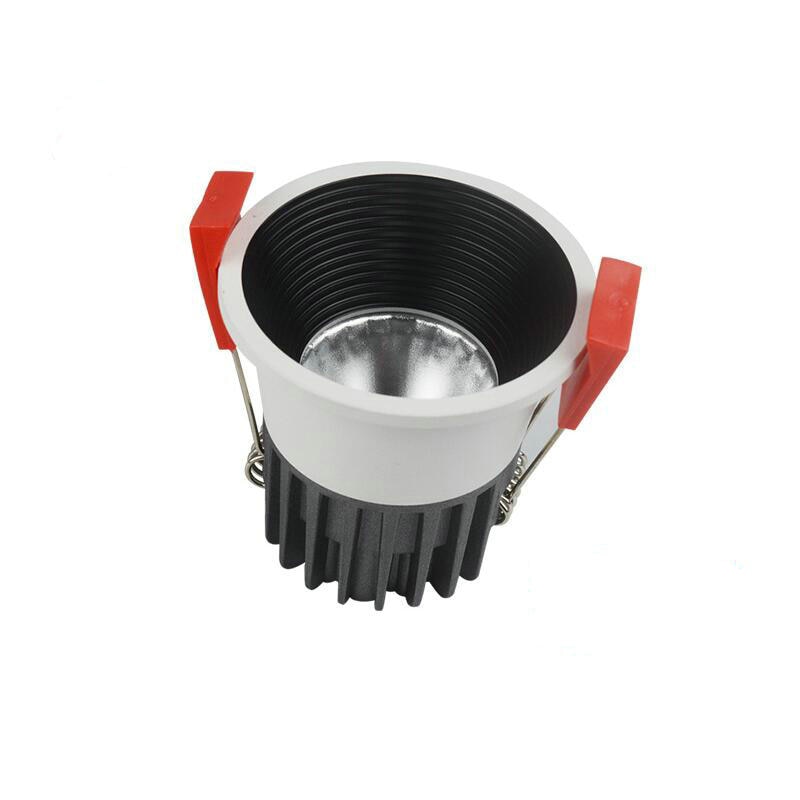 Dimmable LED downlight light COB Ceiling Spot Light 7w AC85V-265V ceiling recessed Lights Indoor Lighting white round body