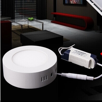 Surface Mounted LED Panel Light 6w 12w 18w 24W Round LED Downlight AC85-265V SMD2835