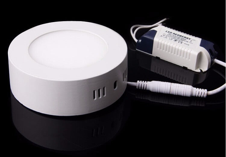 Surface Mounted LED Panel Light 6w 12w 18w 24W Round LED Downlight AC85-265V SMD2835