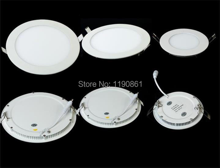 Recessed led downlight 3W 6W 9W 12W 15W 18W 24W LED Spot light led ceiling lamps AC110V 220V