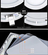 Recessed led downlight 3W 6W 9W 12W 15W 18W 24W LED Spot light led ceiling lamps AC110V 220V