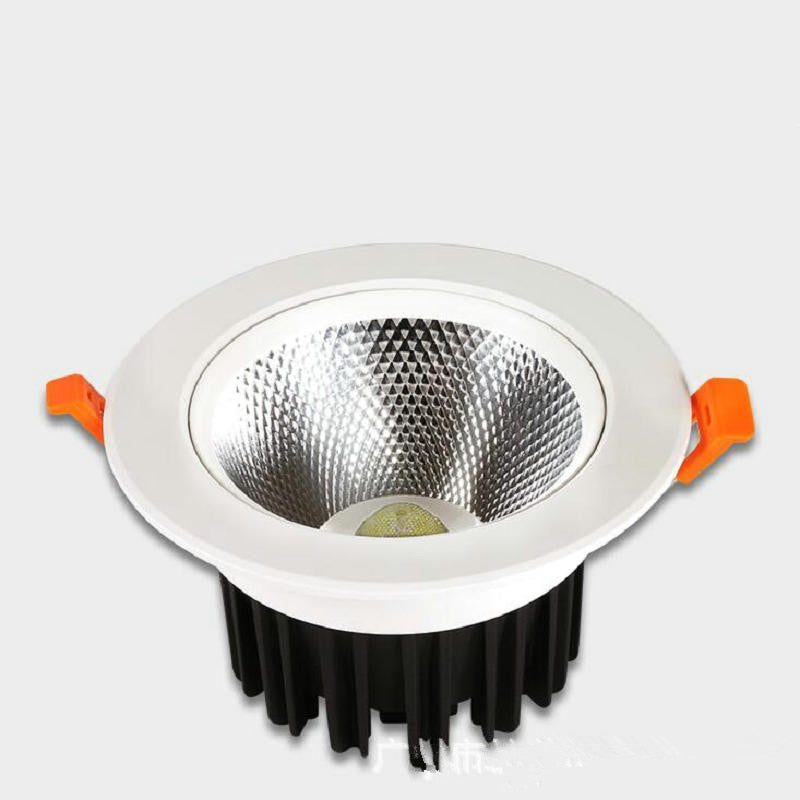 LED Downlight Round Recessed Lamp 15W COB AC110V 240V LED Bulb Bedroom Kitchen Indoor LED Spot Lighting 6PCS/LOT