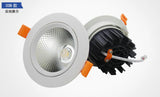 LED Downlight Round Recessed Lamp 15W COB AC110V 240V LED Bulb Bedroom Kitchen Indoor LED Spot Lighting 6PCS/LOT
