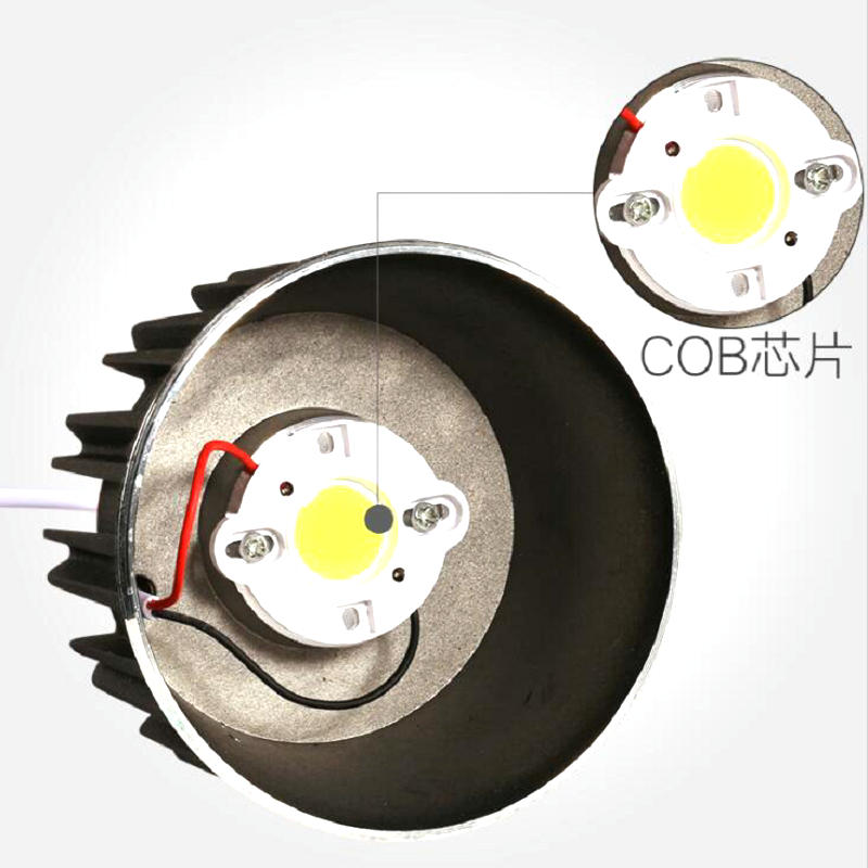 LED Downlight Round Recessed Lamp 15W COB AC110V 240V LED Bulb Bedroom Kitchen Indoor LED Spot Lighting 6PCS/LOT