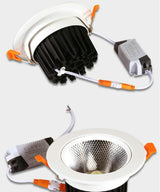 LED Downlight Round Recessed Lamp 15W COB AC110V 240V LED Bulb Bedroom Kitchen Indoor LED Spot Lighting 6PCS/LOT