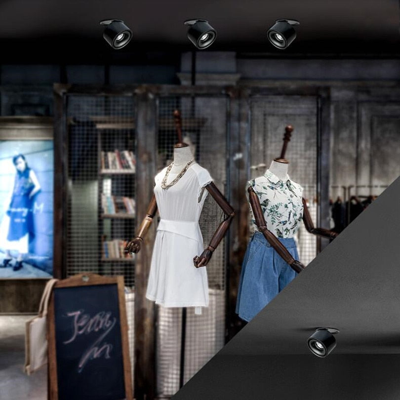 LED Downlight 15W 20W LED Surface Mounted Warm White LED Spot Light for Clothes Store Shopping Mall Livingroom