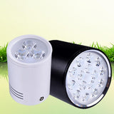 Surface Mounted LED Downlights AC110V-220V 3W/5W/7W/9W/12W/15W/18W LED Downlight With White/Black Housing Colors