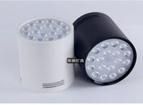 Surface Mounted LED Downlights AC110V-220V 3W/5W/7W/9W/12W/15W/18W LED Downlight With White/Black Housing Colors