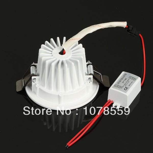 Led Downlight 6W LED Epistar 10PCS Ceiling lamp lights For home 85-110V warm white bathroom light Indoor Lighting free shipping