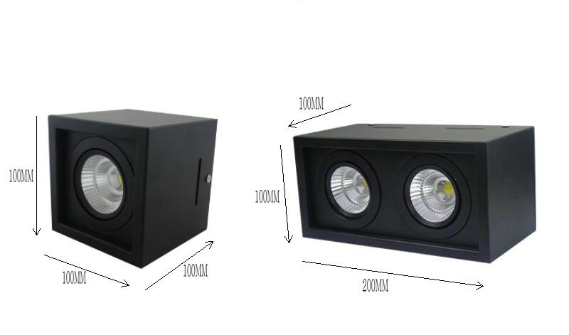 Downlight Residential Dimmable Warm Nature White 12W 20W LED Lamp Light Adjustable AC110V 220V