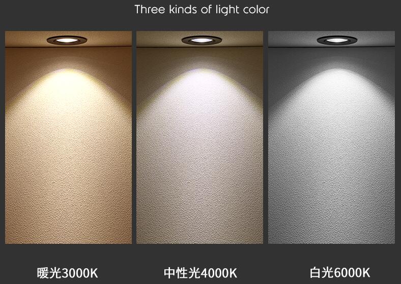 LED Downlight COB Ceiling Spot Lighting 3W 5W 7W 10W 12W Led Bulb Bedroom Kitchen Indoor Ceiling Recessed Lights AC 85-265V