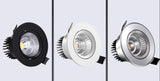LED Downlight COB Ceiling Spot Lighting 3W 5W 7W 10W 12W Led Bulb Bedroom Kitchen Indoor Ceiling Recessed Lights AC 85-265V