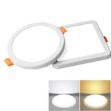 LED Panel Lights Ultrathin Surface Downlight 6W 8W 15W 20W 110-220V Square Round Panel Light White/Warm Indoor Bedroom LED Light