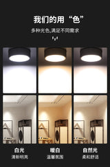 FLKL Surface Mounted Modern LED Downlight LED Spotlight 220V 110V 5/7/12/15/18W Downlight Ceiling Spotlight Fixture for Home