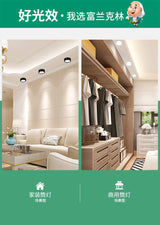 FLKL Surface Mounted Modern LED Downlight LED Spotlight 220V 110V 5/7/12/15/18W Downlight Ceiling Spotlight Fixture for Home