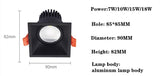 Recessed LED Dimmable Downlight COB 7W/10W/15W/18W Spot light decoration Ceiling Lamp AC 110V 220V