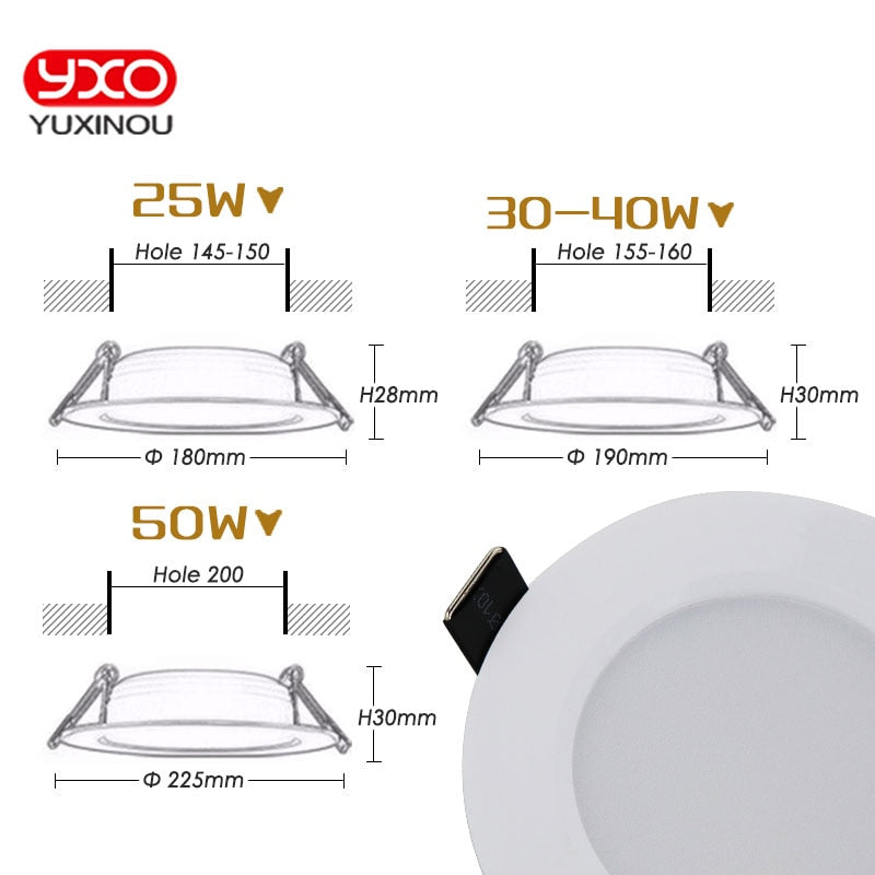 Dimmable Waterproof 12W LED Downlight 12W IC integrated Driverless led Ceiling down lights Warm/cold white for bathroom